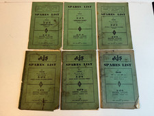 A.J.S. Motorcycle Spares Lists