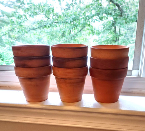 Set rustic terracotta - of, 9