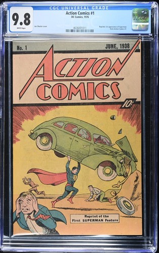 Action comics cgc 9 - action,