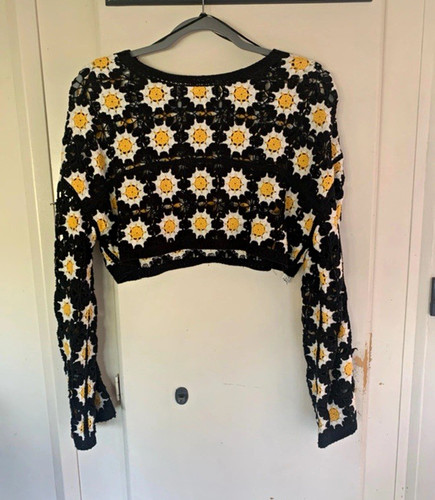 Zara women black - black, floral