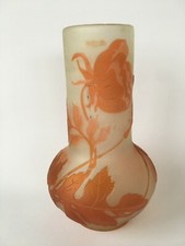old authentic Gallé vase