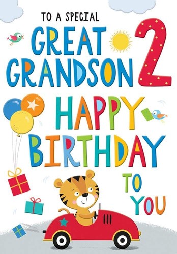 Special great grandson - a,