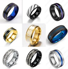 Stainless steel rings for men