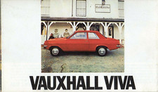 Vauxhall Viva HC 1972-1973 UK Market Small Format Foldout Sales Brochure