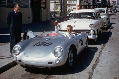 James dean his porsche - dean, in