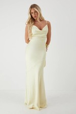 Misspap Lemon Bridesmaid Dress