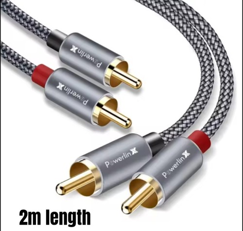 Rca male phono - rca, twin