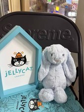 Blue Jellycat Bugs Bunny Plush Doll Long-Ear Rabbit Doll 30cm