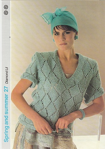 Women knitting pattern - women's,