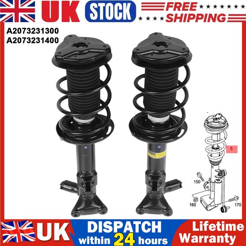 Pair front shock - front, absorber