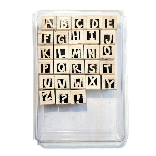 Alphablocks stampin up - alphablocks,