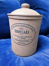 Henry Watson Pottery Suffolk Crock Terracotta Jar Bread Crock Jar With lid