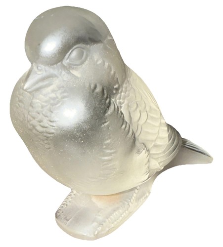 Lalique crystal sparrow bird - crystal,