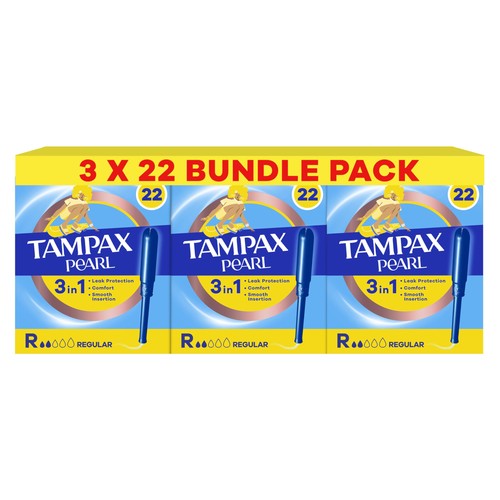 Tampax pearl regular 3x22 - regular,