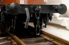 Gauge 1, G Scale , British Rail dummy vacuum pipes, FOUR, black resin FX3