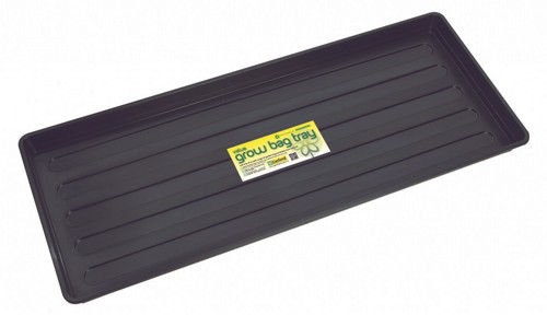 Plastic grow bag tray 100cm - plastic,
