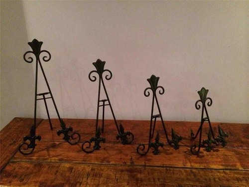 Iron easel display - iron,
