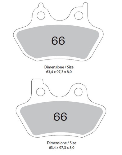 Sinter rear brake pads - , pair