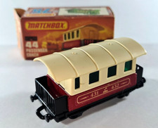 Matchbox No.44 Passenger Coach 1978 | Diecast Model Toy Train Boxed H7.