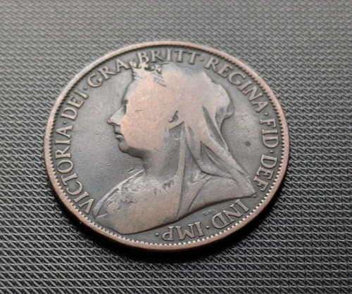 1899 queen victoria penny - 1899,