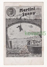 GERMANY'S Best ESCAPE ARTIST: MARTINI SZENY, c.1920 Advert - "Hungarian Houdini"