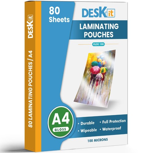 Deskit laminating pouches - laminating, a4