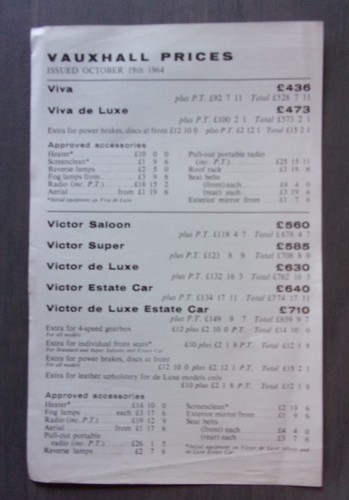 Vauxhall range orig 1964 - vauxhall,