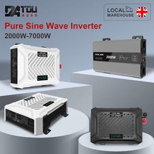 12/24V DC 3000W 4000W 7000W Pure Sine Wave Inverter Solar RV Built-in Protection