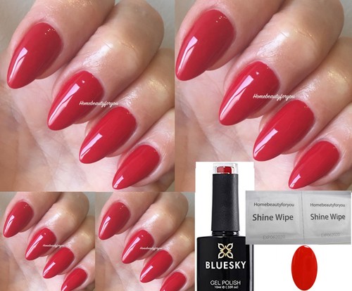 Bluesky gel nail - gel, red