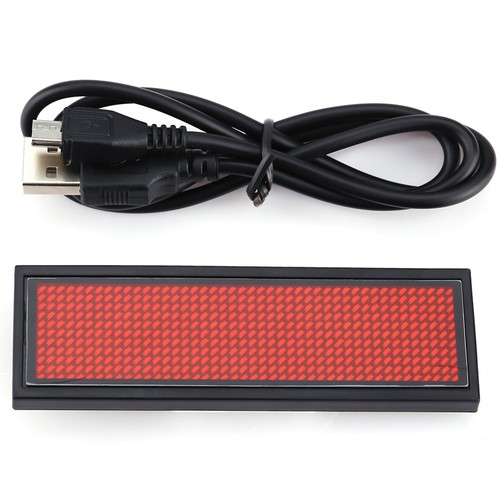 Red led scrolling sign - —red,