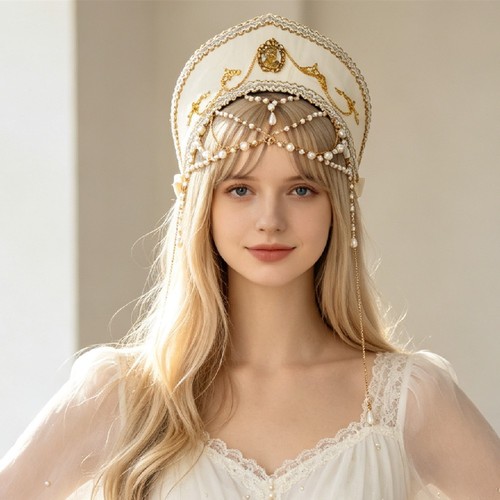 Renaissance women french hood - renaissance,
