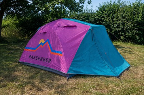 Festival camping tent person - festival,