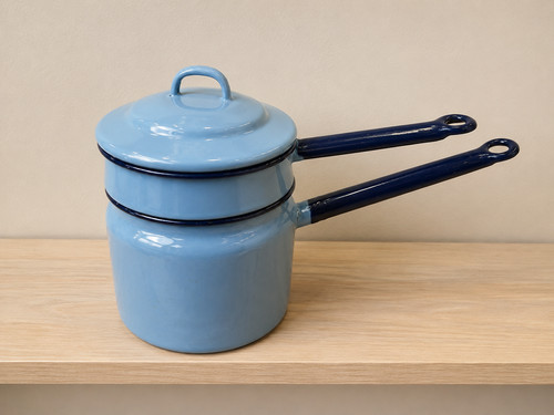 Light blue enamel - light,