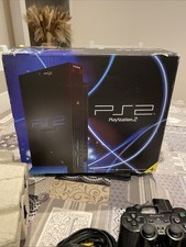 Sony PlayStation 2 Fat Black Console Boxed SCPH-50003