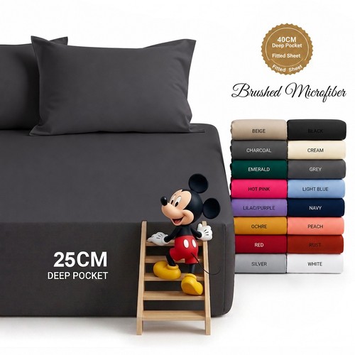 25cm deep fitted sheet - 25cm, soft
