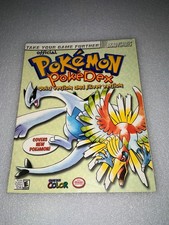 Pokemon Gold and Silver Official Pokedex by Brady games rare vgc GLOBAL SHIPPING