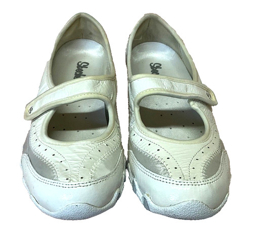Skechers ivory white patent - white,