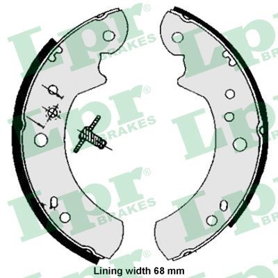 Brake shoe set - brake, carbodies