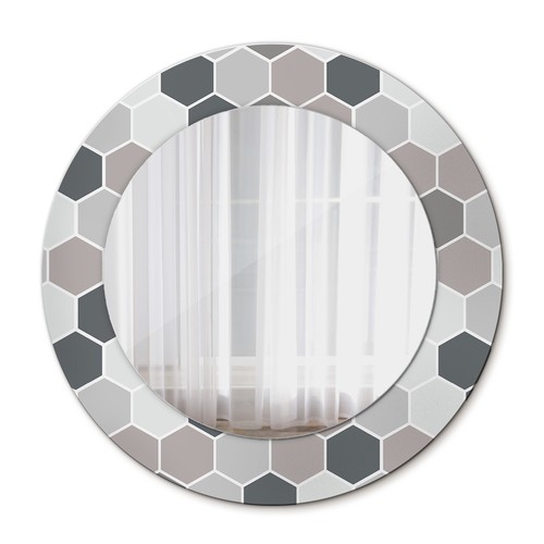 Jewel round mirror with - jewel,