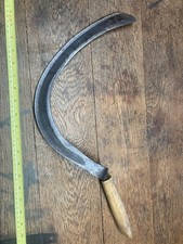 Vintage Branded Garden Sickle Billhook Sythe Slasher Grass Hook Old Tool