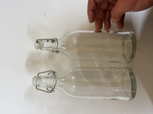 Ikea clear glass swing top - ikea,