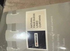 Homebase Natural Faux Suede