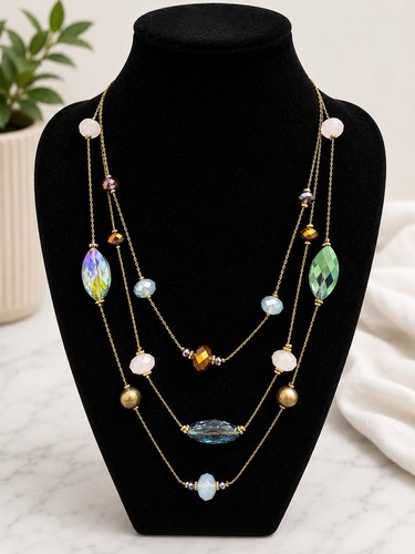 Triple strand blue - strand,