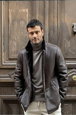 Shearling Coat Men Real