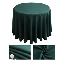 Round fabric tablecloth - fabric,