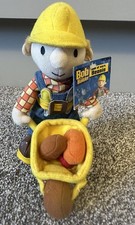 Bob The Builder At Work With Wheelbarrow Plush Soft Toy 6”