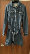 Denim Dress With Belt