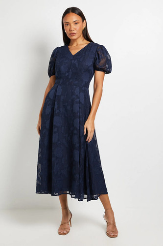 Wallis navy fit - &, dress