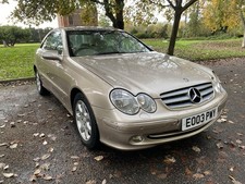 Mercedes CLK 240 Elegance 2003 2.6L V6 Petrol. Automatic. Full 12 Month MOT.