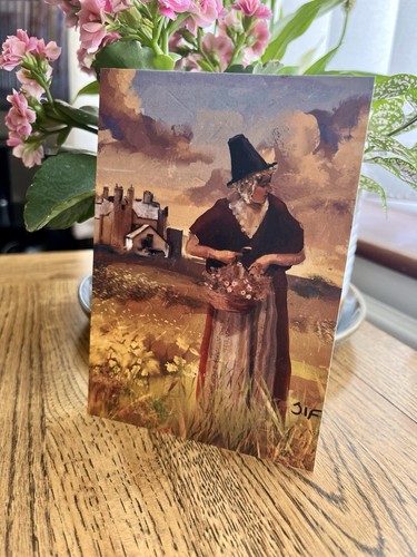 Welsh lady original - lady, print